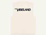 ICON SLEEVELESS TEE - WHITE