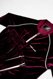 Burgundy Velvet Pants