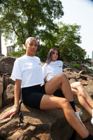 Vibeland Crop Box tee - White